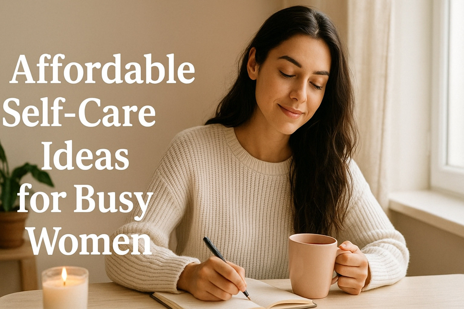 affordable self-care ideas for busy women
