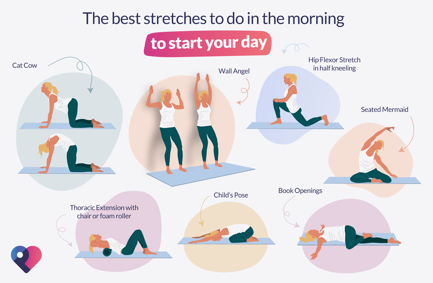 simple stretching routine while traveling